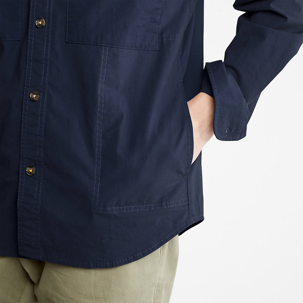 Outdoor Heritage Overshirt for Men in Navy Timberland On Sale