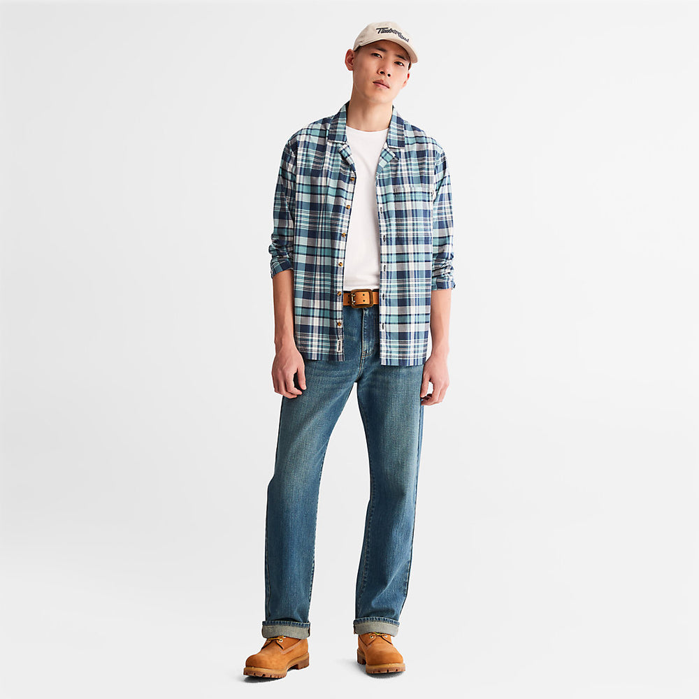 Outdoor Heritage Check Shirt for Men in Blue Timberland Online