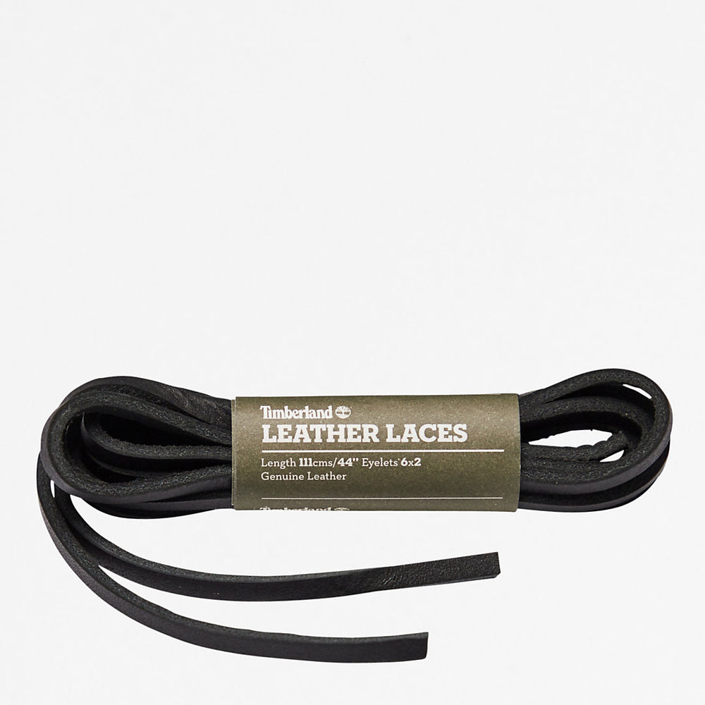 44-inch Flat Rawhide Replacement Laces in Black Timberland US