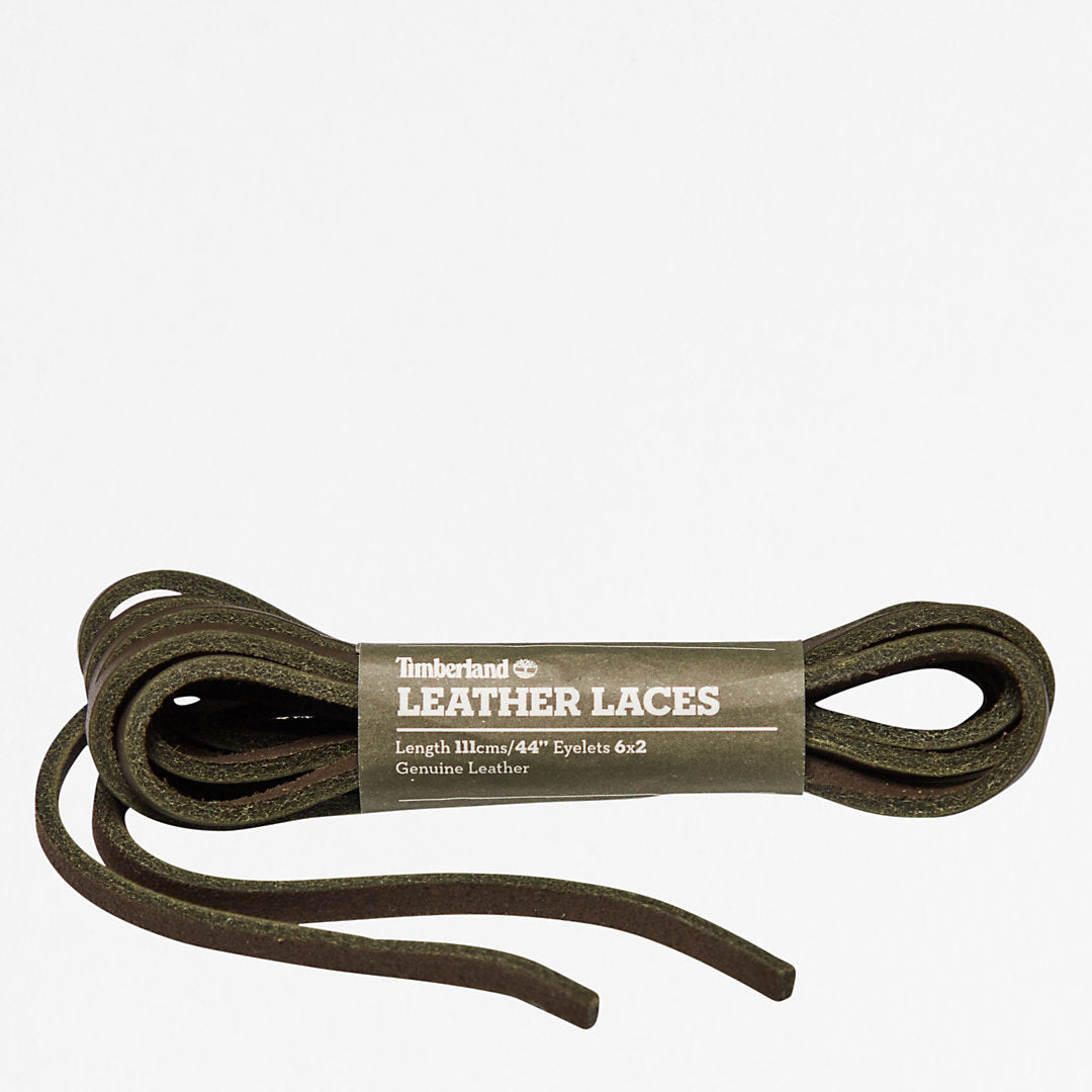 44-inch Flat Rawhide Replacement Laces in Green Timberland On Sale