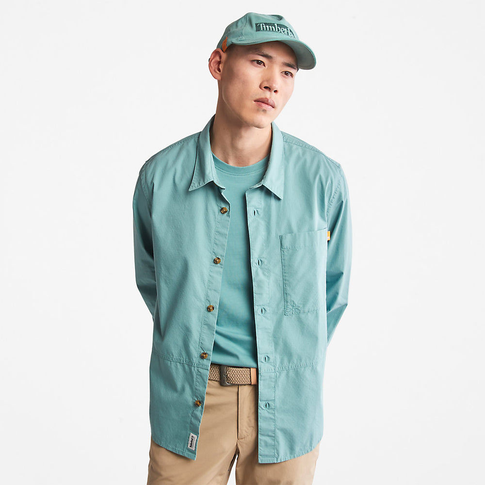 Outdoor Heritage EK+ Overshirt for Men in Blue Timberland Outlet