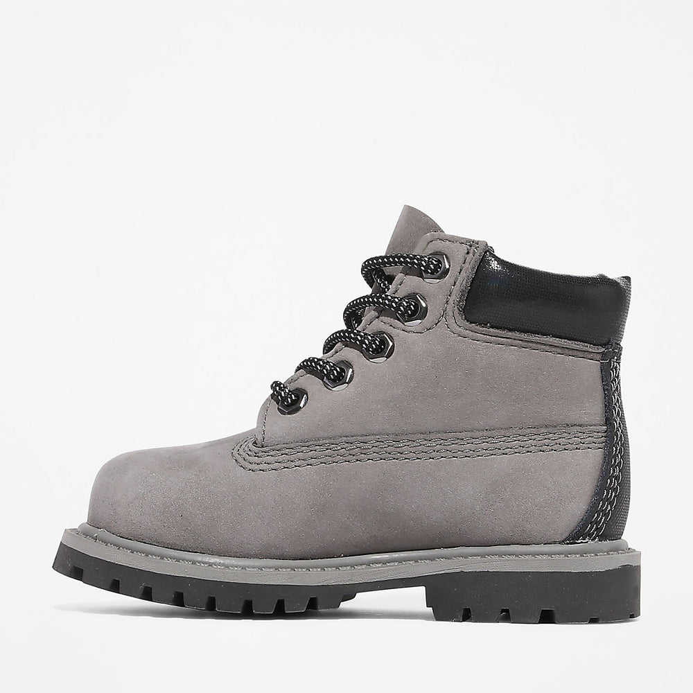 Timberland® Premium 6 Inch Boot for Toddler in Grey Timberland Outlet