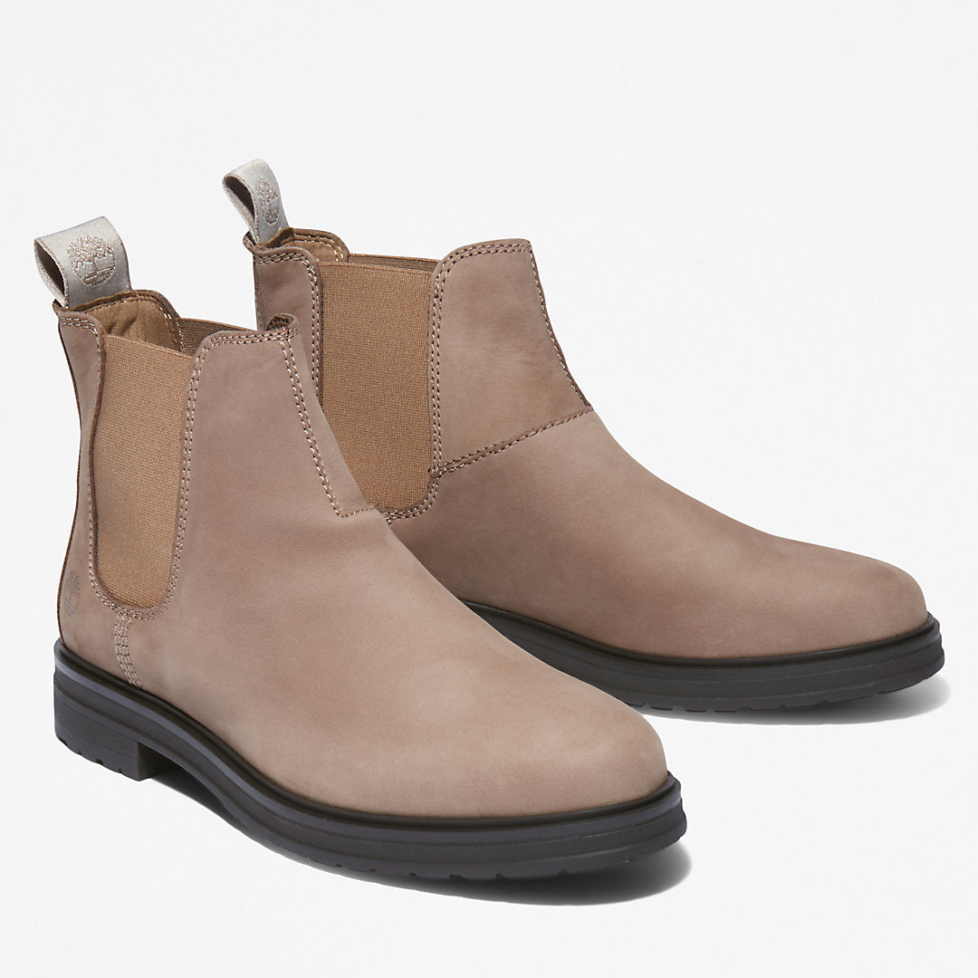 Hannover Hill Chelsea Boot for Women in Beige or Grey Timberland On Sale