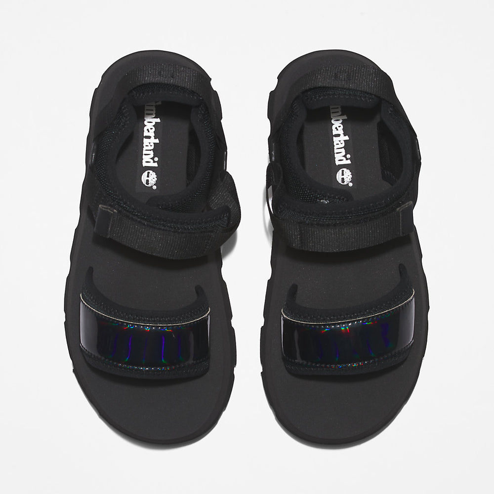 Euro Swift Ankle-Strap Sandal for Women in Black Timberland On Sale