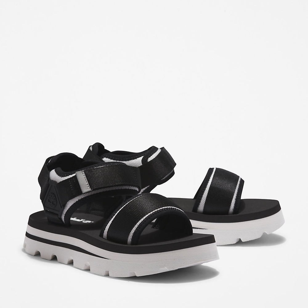 Euro Swift Ankle-Strap Sandal for Women in Monochrome Black Timberland For Sale