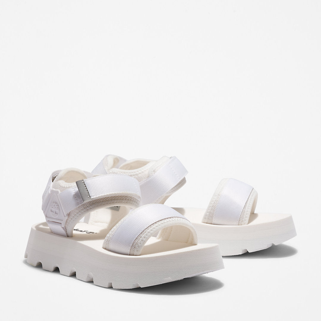 Euro Swift Ankle-Strap Sandal for Women in White Timberland Outlet