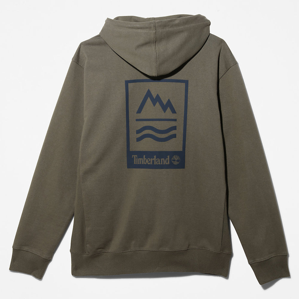 Mountains-to-Rivers Hoodie for Men in Dark Green Timberland On Sale