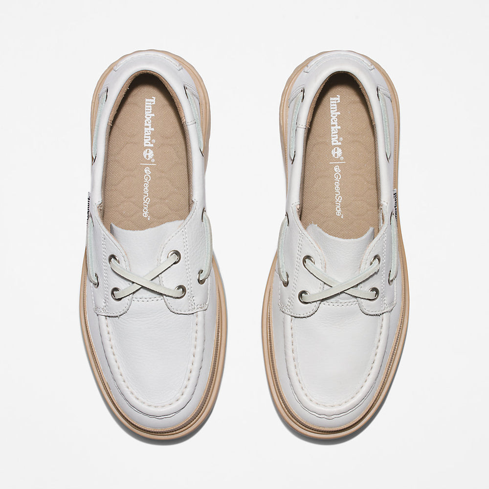 GreenStride™ Ray City Boat Shoe for Women in White Timberland Discount