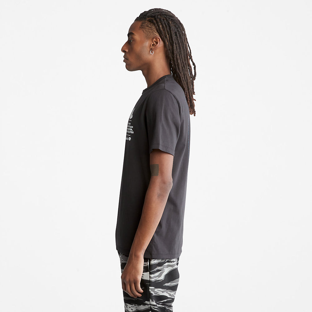 Outdoor Heritage Boot-Logo T-Shirt for Men in Black Timberland Discount