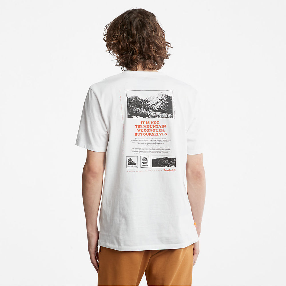 Outdoor Heritage Boot-Logo T-Shirt for Men in White Timberland US