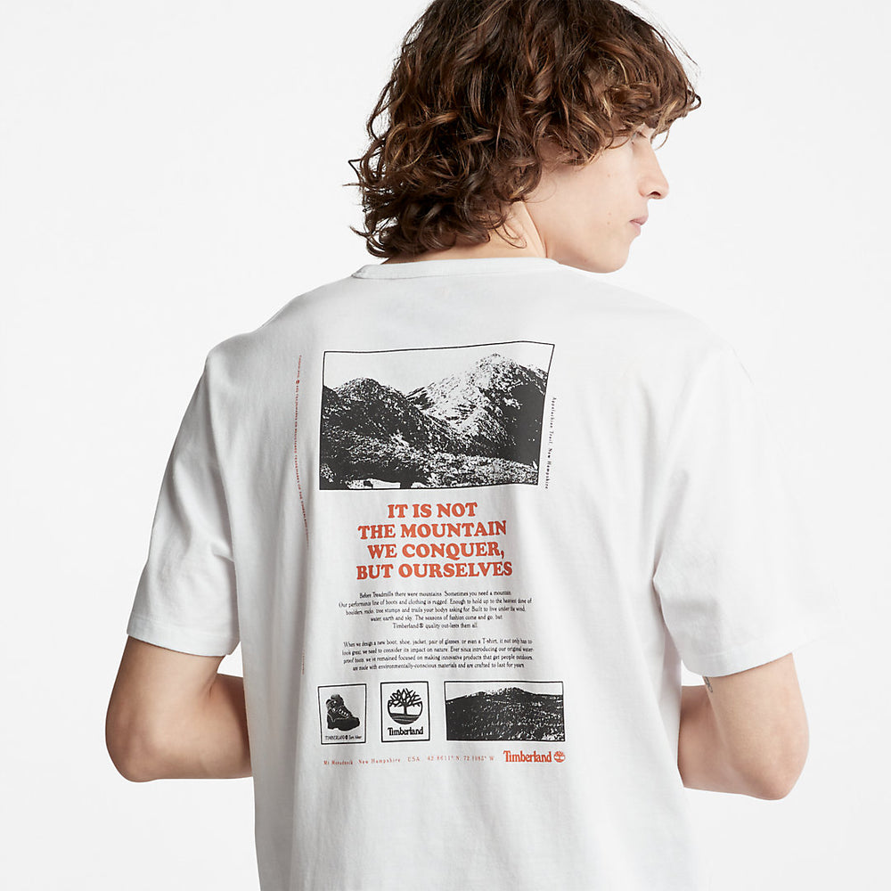 Outdoor Heritage Boot-Logo T-Shirt for Men in White Timberland US