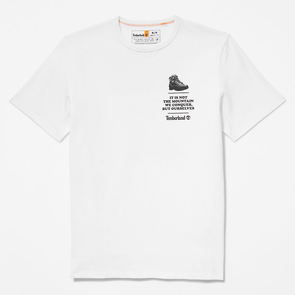Outdoor Heritage Boot-Logo T-Shirt for Men in White Timberland US