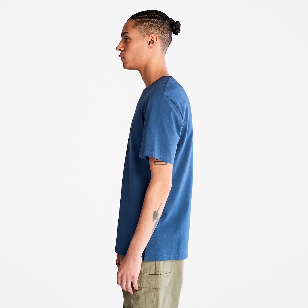 Camo-Logo T-Shirt for Men in Blue Timberland Online