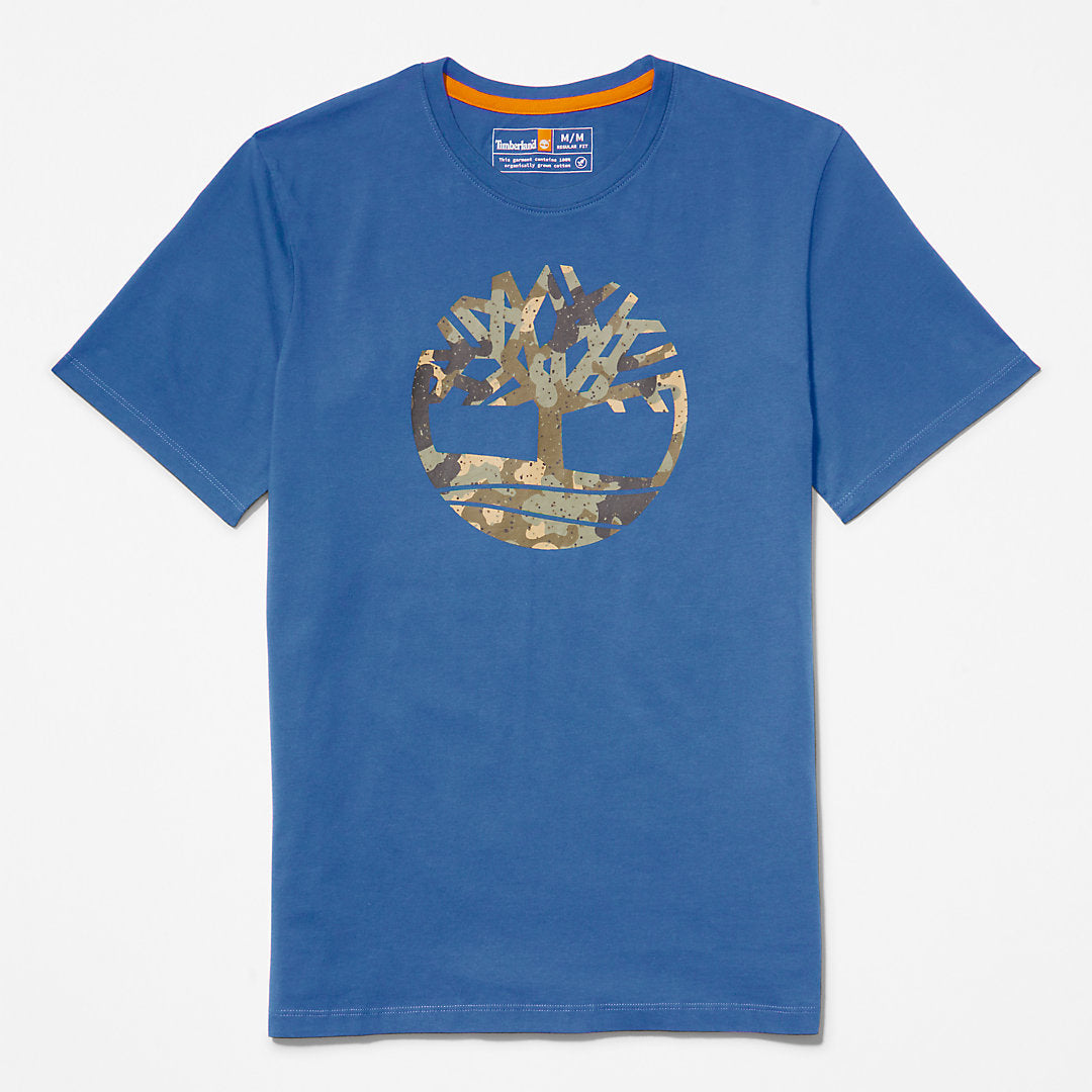 Camo-Logo T-Shirt for Men in Blue Timberland Online