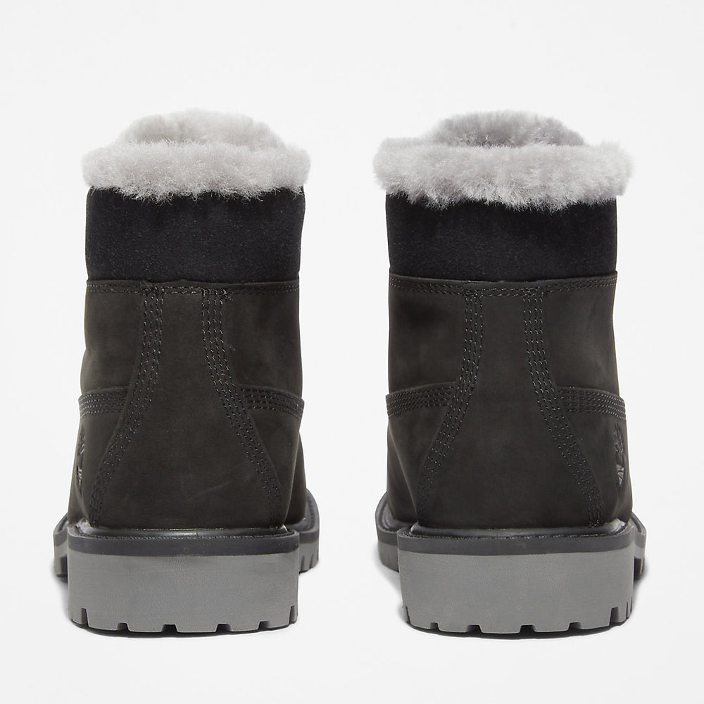 Timberland® Premium 6 Inch Winter Boot for Youth in Black Timberland Outlet