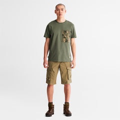 Outdoor Heritage Camo-Pocket T-Shirt for Men in Dark Green Timberland Online