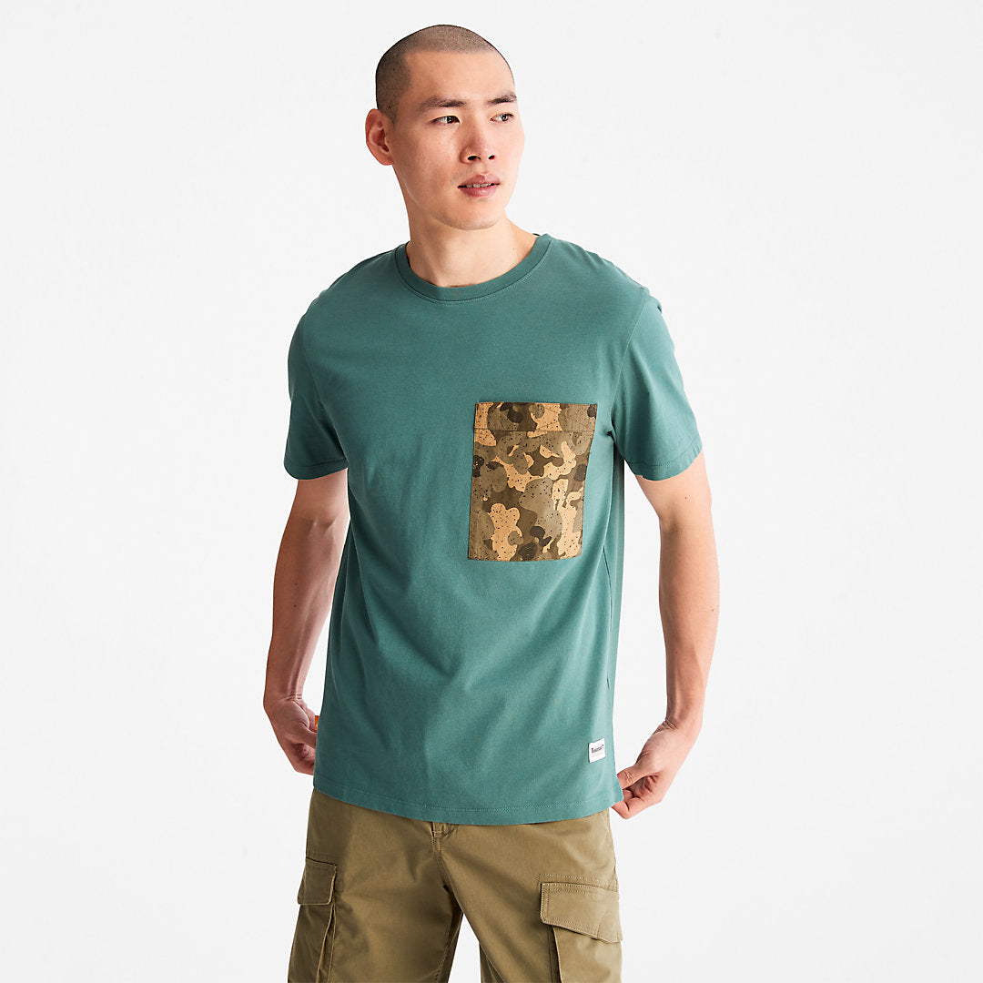 Outdoor Heritage Camo-Pocket T-Shirt for Men in Green Timberland Sale