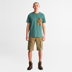 Outdoor Heritage Camo-Pocket T-Shirt for Men in Green Timberland Sale