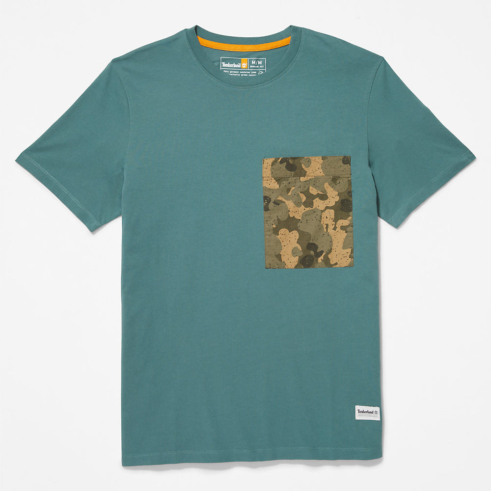 Outdoor Heritage Camo-Pocket T-Shirt for Men in Green Timberland Sale
