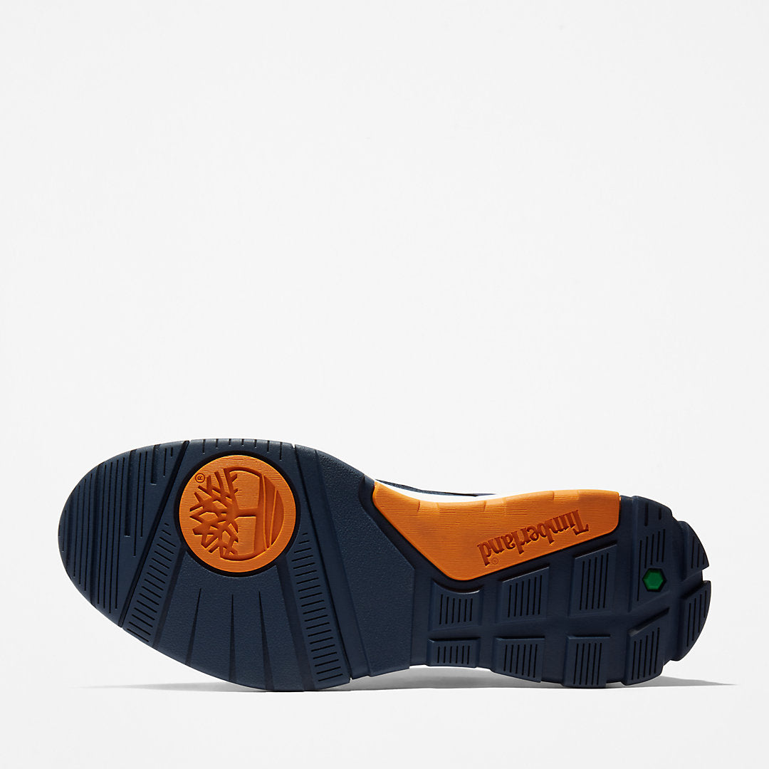 Tree Racer Leather Trainer for Men in Navy Timberland On Sale