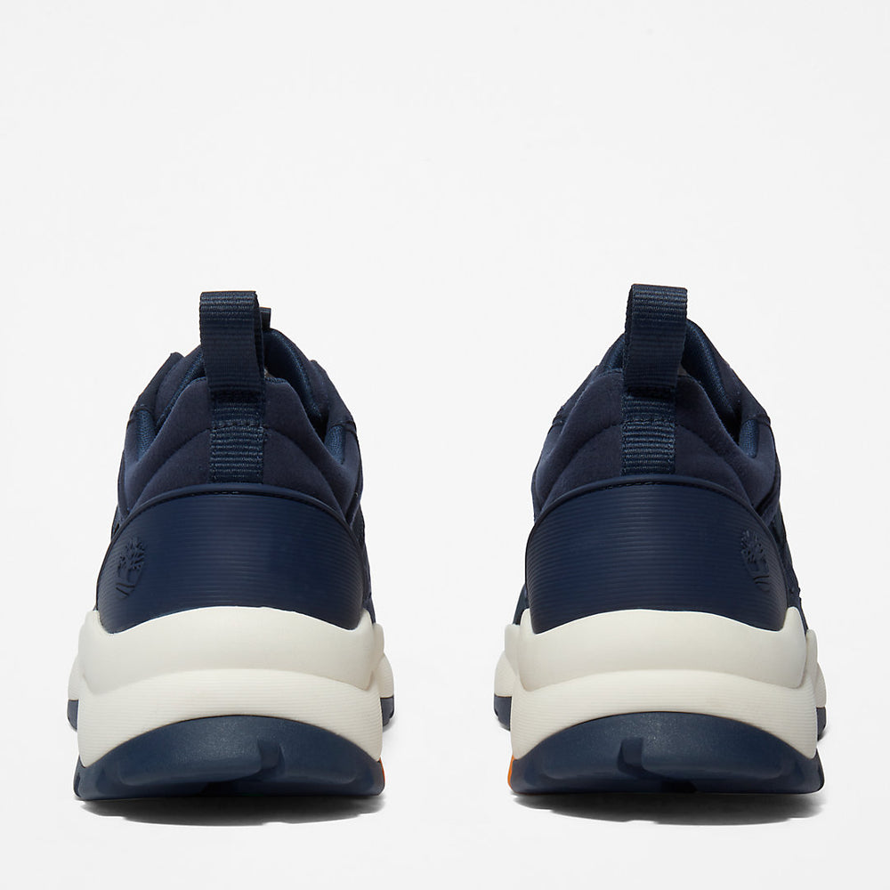 Tree Racer Leather Trainer for Men in Navy Timberland On Sale