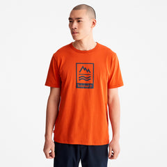 Mountains-to-Rivers T-Shirt for Men in Orange Timberland US