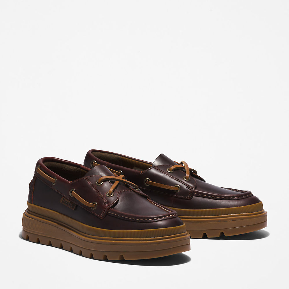 GreenStride™ Ray City EK+ Boat Shoe for Women in Burgundy Timberland US