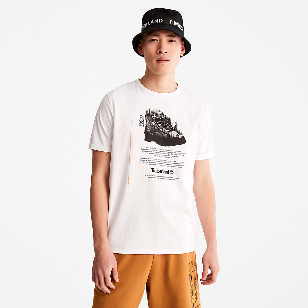 Outdoor Heritage Graphic T-Shirt for Men in White Timberland On Sale
