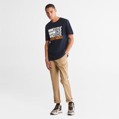 Earth Day EK+ T-Shirt for Men in Navy Timberland On Sale