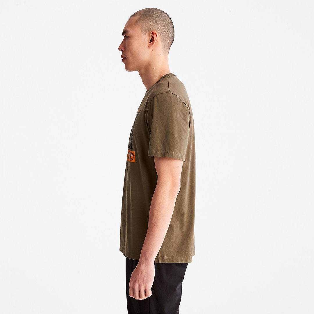 Earth Day EK+ T-Shirt for Men in Dark Green Timberland For Sale