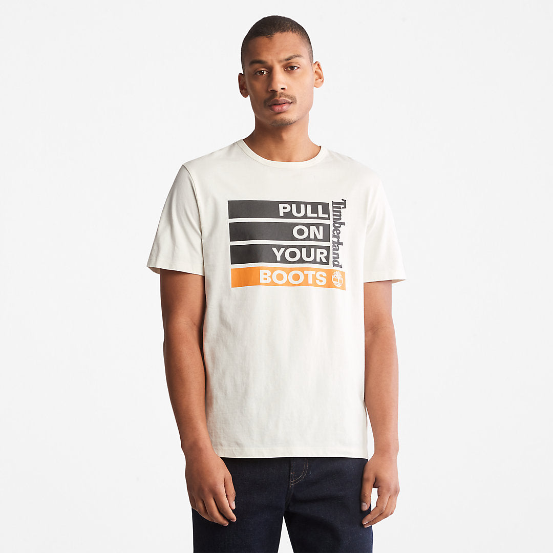 Earth Day EK+ T-Shirt for Men in White Timberland Outlet