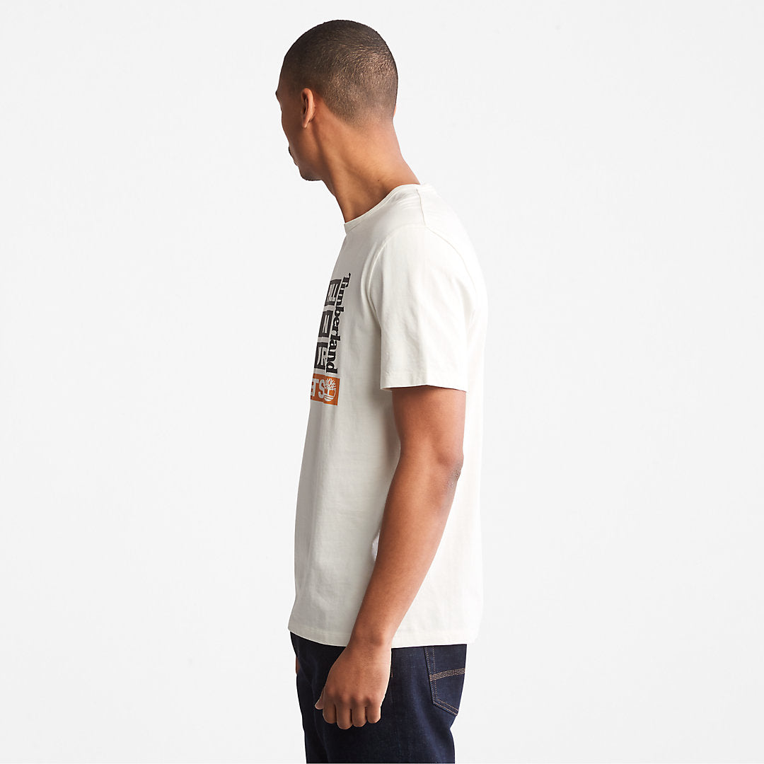 Earth Day EK+ T-Shirt for Men in White Timberland Outlet