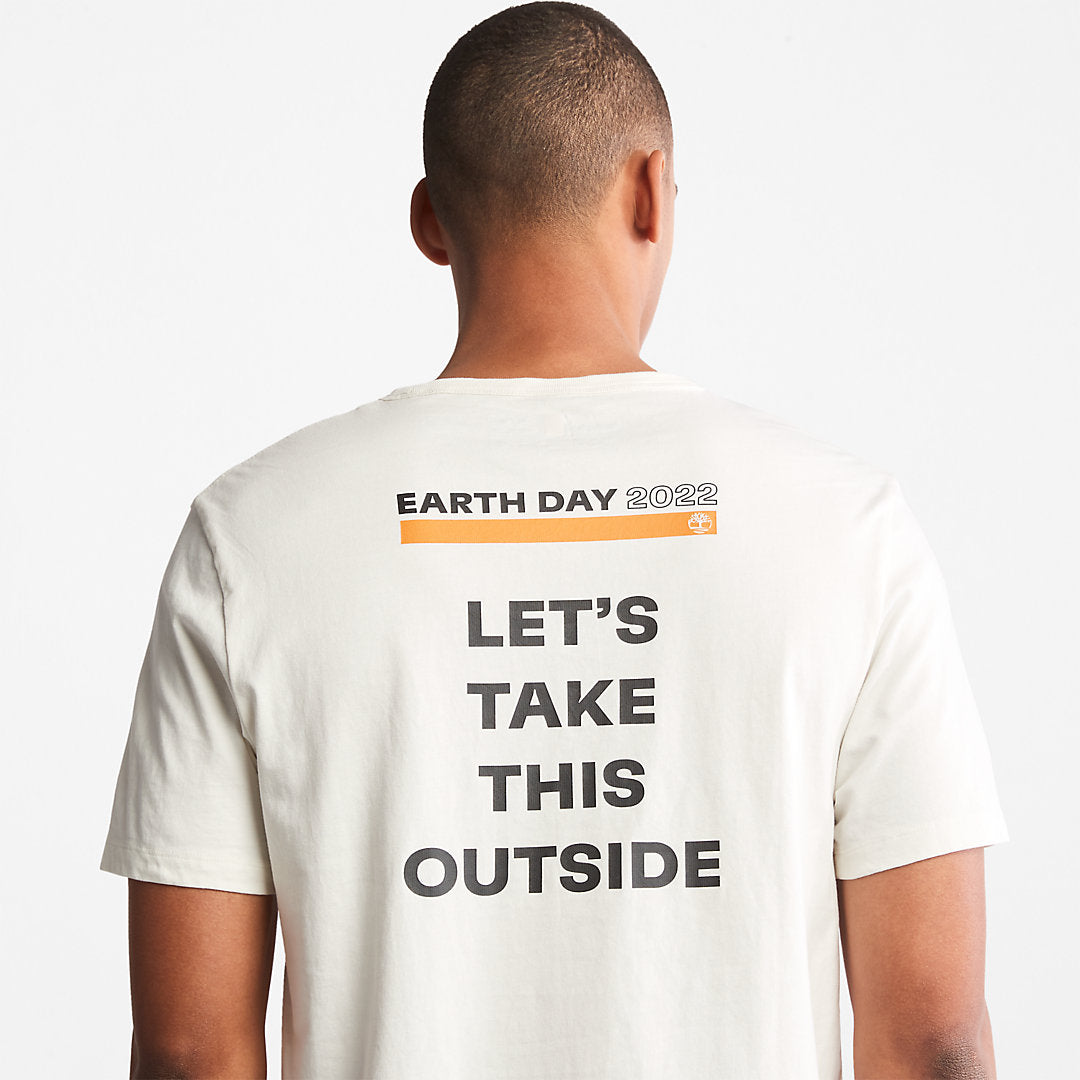 Earth Day EK+ T-Shirt for Men in White Timberland Outlet