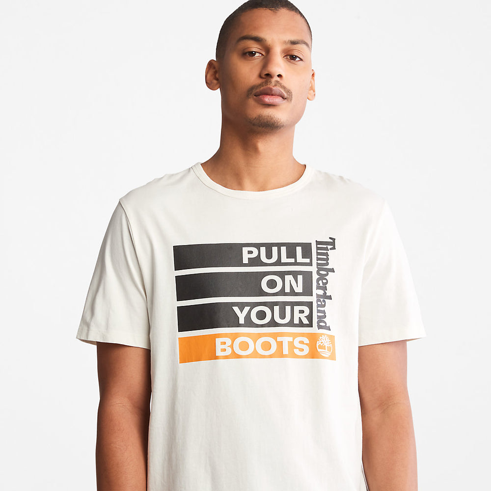 Earth Day EK+ T-Shirt for Men in White Timberland Outlet
