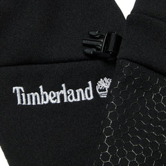 Colour-Block Stretch Fleece Gloves for Men in Black Timberland Discount