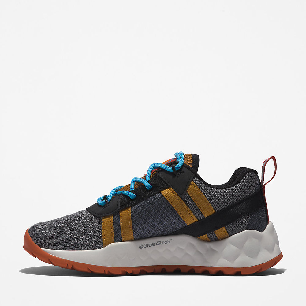 GreenStride™ Solar Wave LT Trainer for Youth in Grey/Yellow Timberland Online