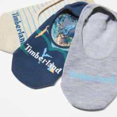 3-Pack Tropics No-show Socks for Women in Blue Timberland US