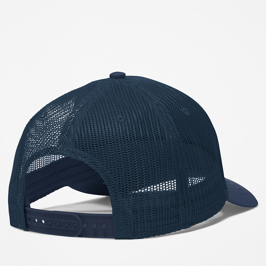 Camping Patch Trucker Hat for Men in Blue Timberland Sale