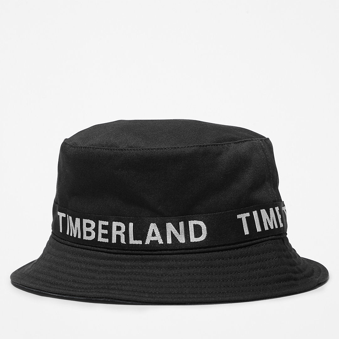 Logo Bucket Hat for Men in Black Timberland Discount