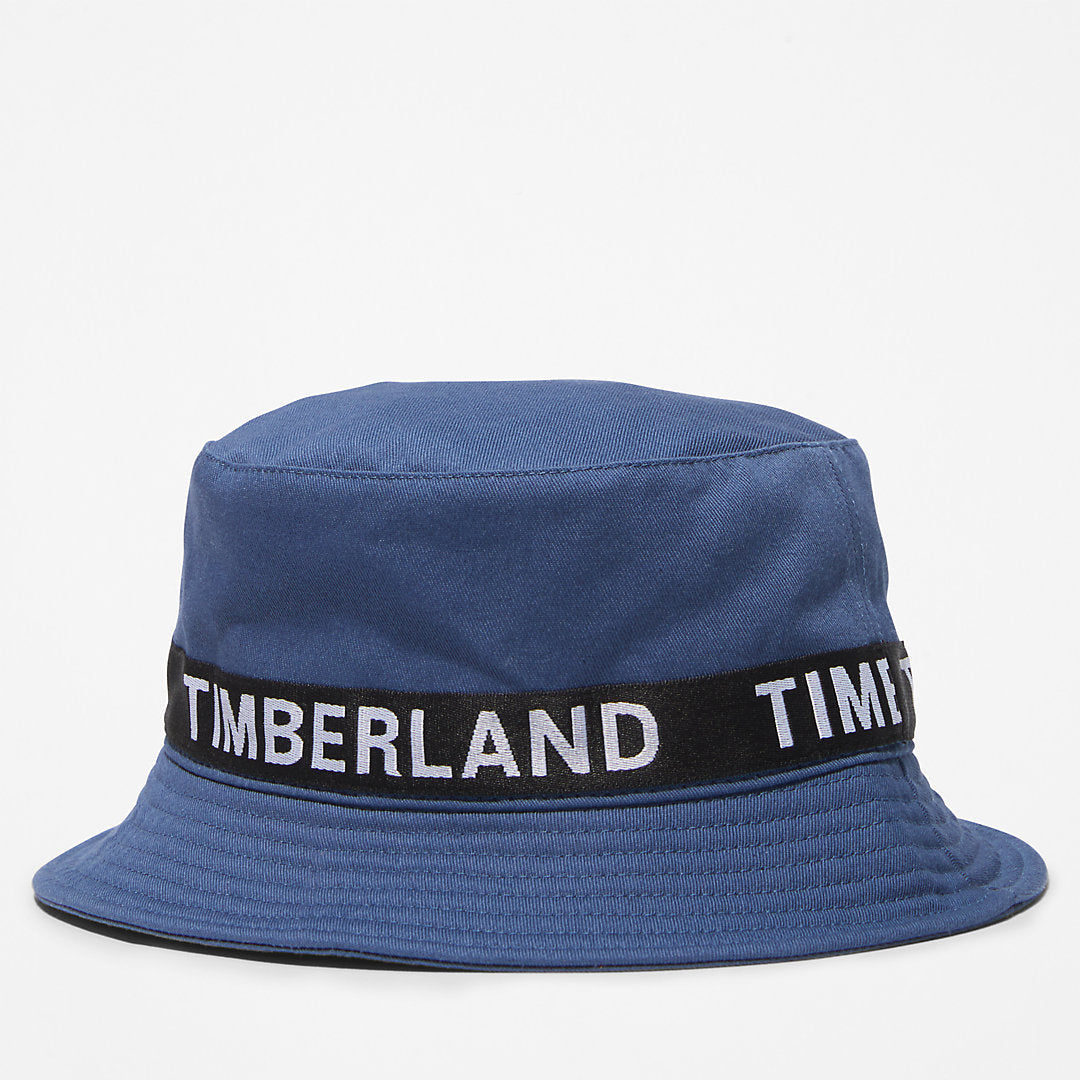 Logo Bucket Hat for Men in Blue Timberland Sale