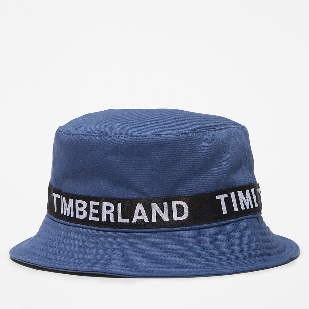 Logo Bucket Hat for Men in Blue Timberland Sale