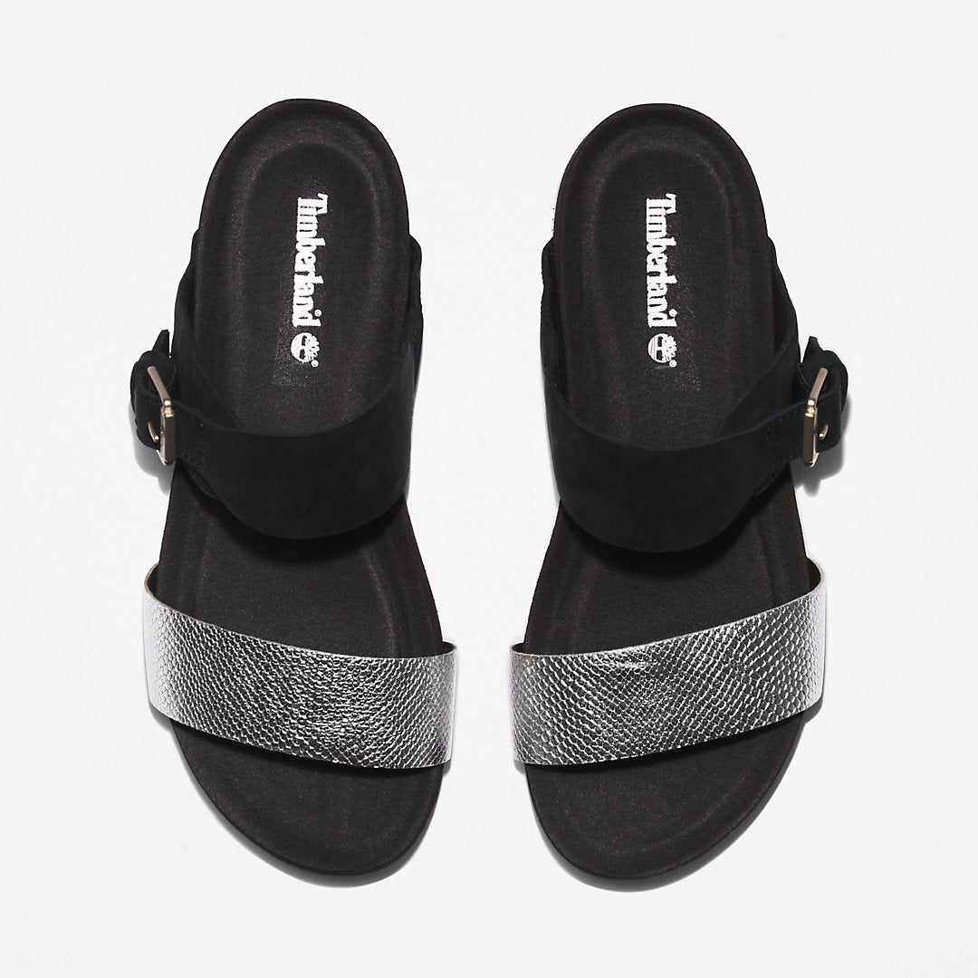 Malibu Waves Slide Sandal for Women in Black Timberland Discount