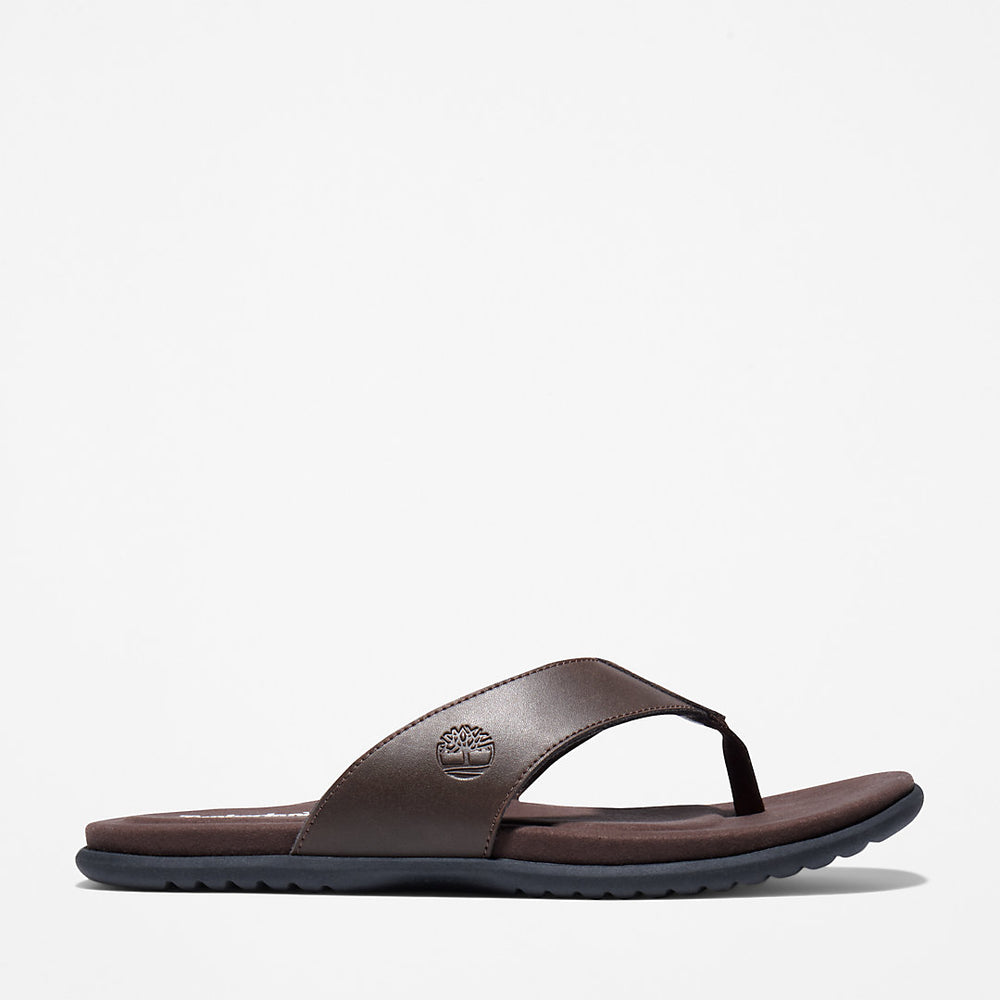 Kesler Cove Toe-bar Sandal for Men in Dark Brown Timberland On Sale