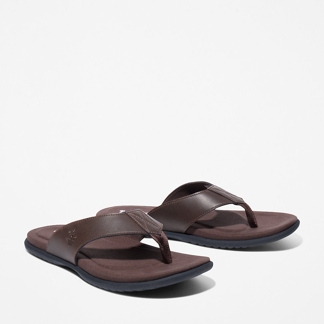 Kesler Cove Toe-bar Sandal for Men in Dark Brown Timberland On Sale