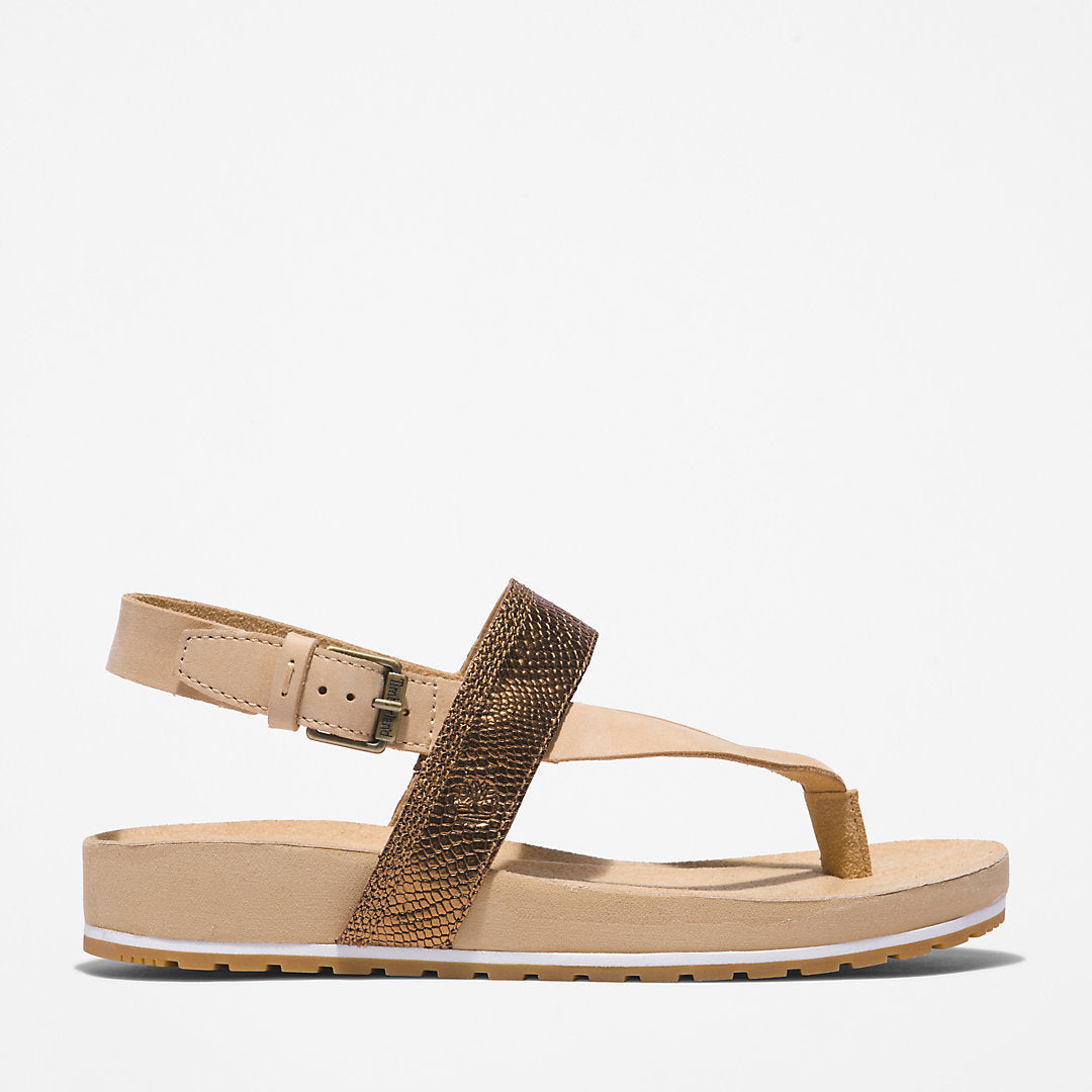 Malibu Beach Flip-Flop Sandal for Women in Beige Timberland For Sale