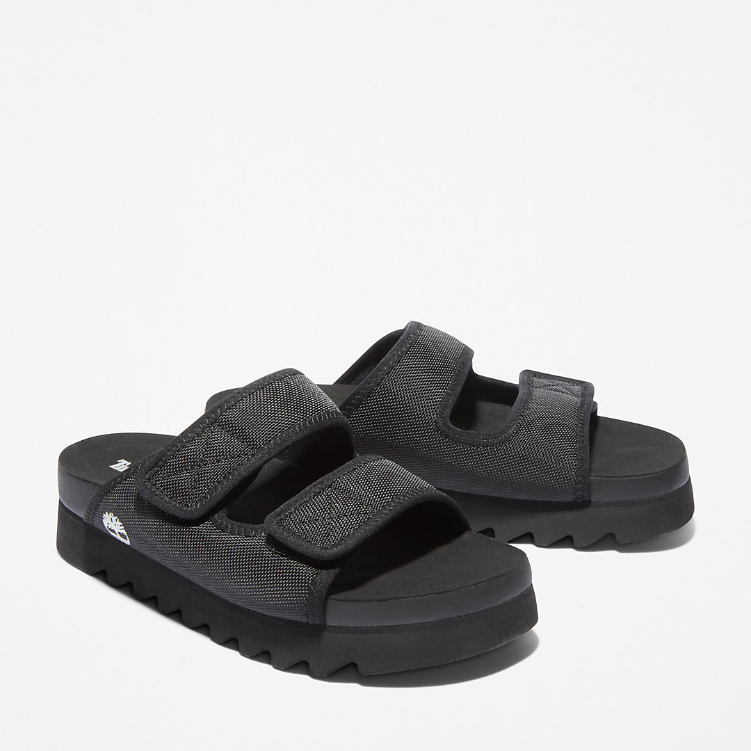 Santa Monica Sunrise Slide Sandal for Women in Black Timberland Outlet