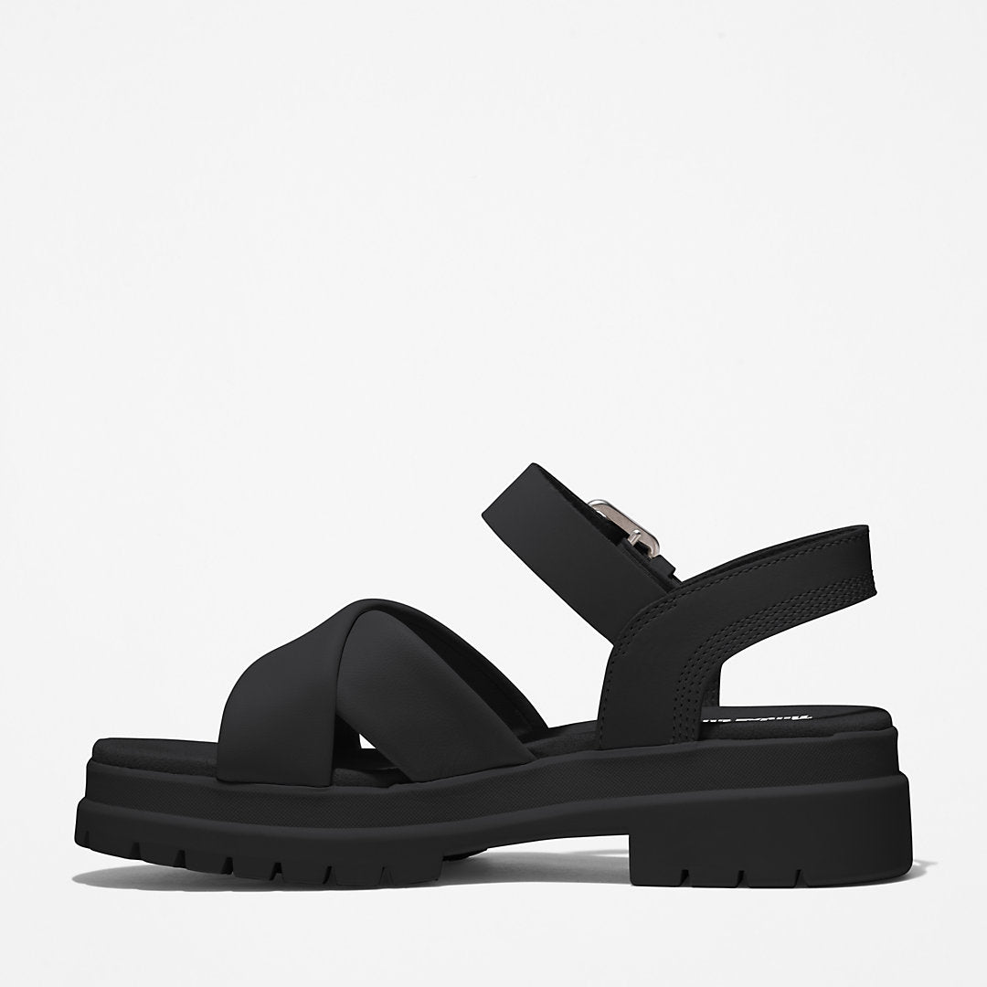 London Vibe Ankle-strap Sandal for Women in Black Timberland Discount