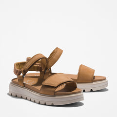 Ray City Ankle Strap Sandal for Women in Brown Timberland US