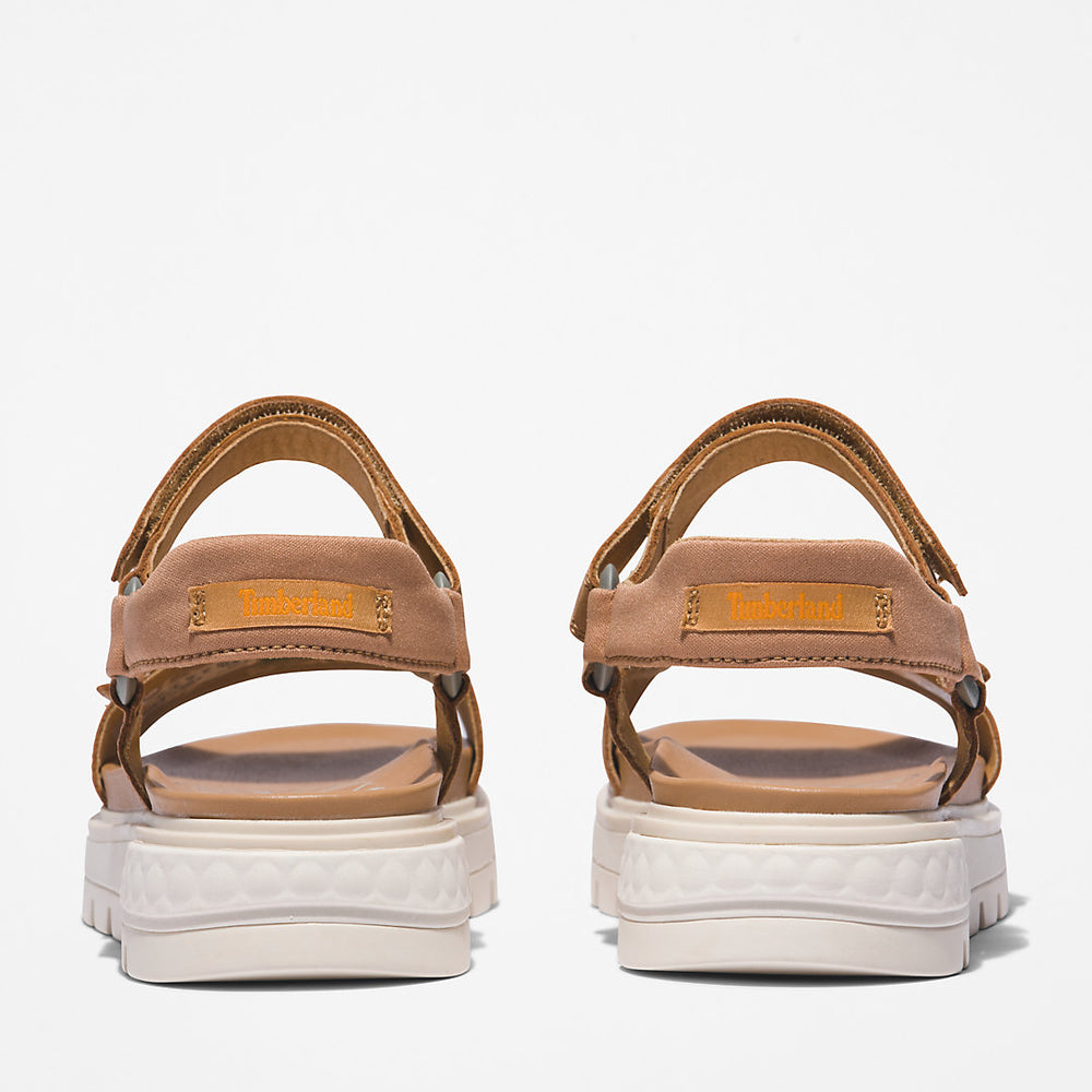 Ray City Ankle Strap Sandal for Women in Brown Timberland US