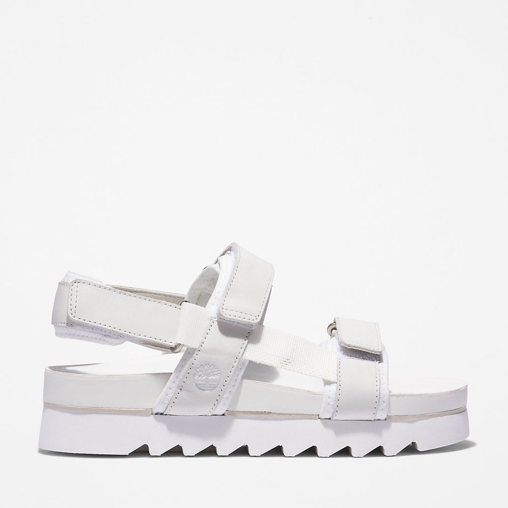 Santa Monica Sunrise Sandal for Women in White Timberland For Sale